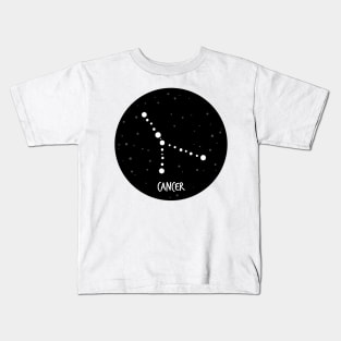 Cancer Constellation Kids T-Shirt